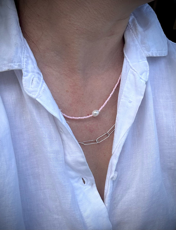 Fresh water pearl - Pretty in Pink